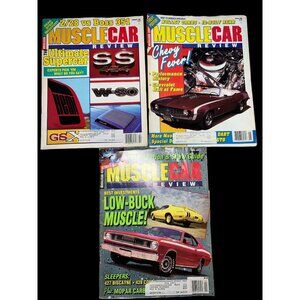 1990s Muscle Car‎ Review Lot of Magazines, Jan, Feb, April Mopar, Chevy, Hemi
